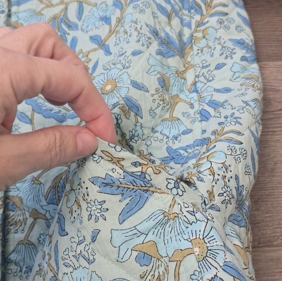 Anthropologie dRA LosAngeles Quilted Jacket XS Cottagecore Cabincore Floral - Picture 6 of 12